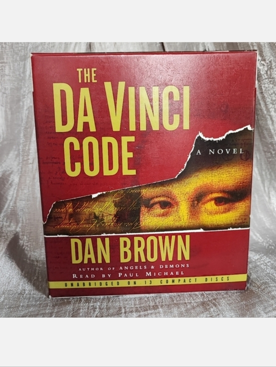 random house Other - The Da Vinci Code 13 Compact Discs Audiobook Dan Brown Voice Paul Michael EUC